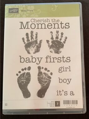 Stamp’in Up Baby Firsts. Rare ⭐️